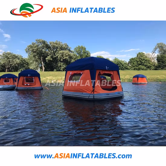 Water Floating Raft Tent Outdoor Camping Inflatable Aqua Tent for Water Entertainment