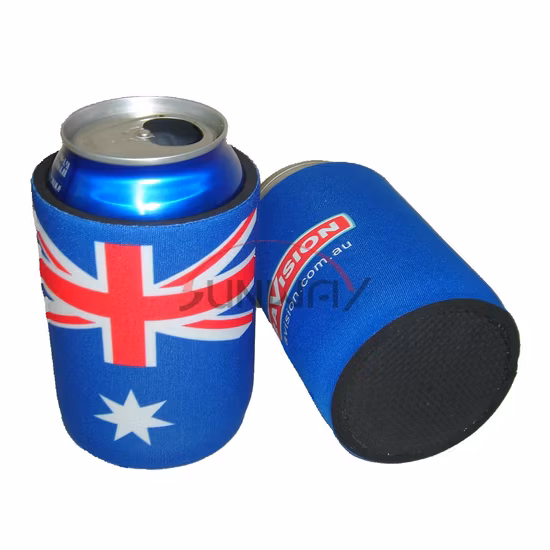 Wholesale Printed Beer Cooler Custom Neoprene Beverage Drink Stubby Bottle Can Cooler (BC0001)