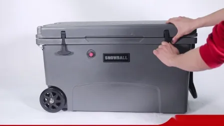 High Quality Factory OEM Eco Friendly Rotomolded Beach Ice Chest Cooler with Wheels 