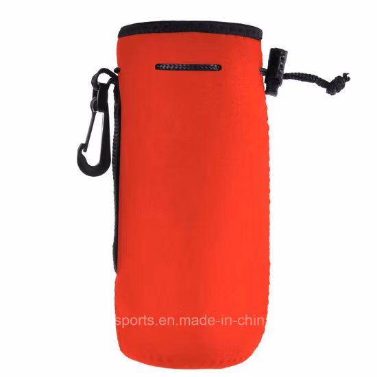 Neoprene Insulated Carrier Can Bottle Beer Cooler for Backpack Hiking, Portable Neoprene Wine Stubby Cooler Bottle Cooler Carrier Cover Sleeve Tote Bag Pouch