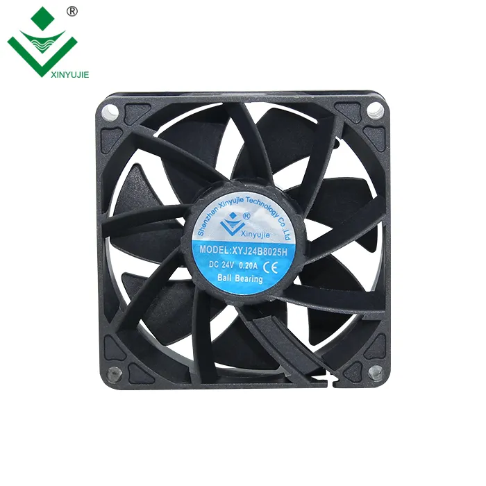 PC Cooling Fan 80X80X25mm Shenzhen Factory 12V 8025 CPU Coolers