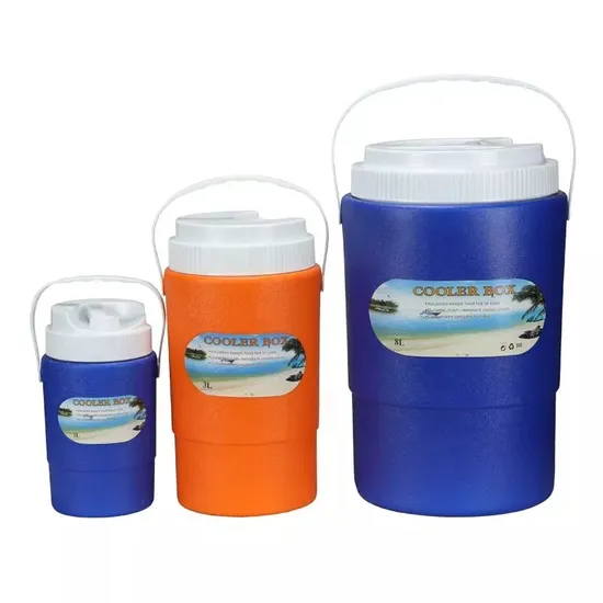 1/3/8L Portable Premium Mini Ice Cooler Jug for Picnic Camping Plastic Insulated Cooler Box 
