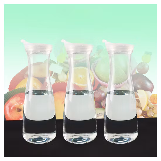 Transparent Corful Flower Plastic Water Cooler Water Jug