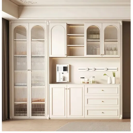 Flat Furniture Particle Board Simple European Door Panel Custom Wine Cooler 